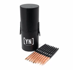 9 PC Art Brush Kit With Case