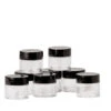 1/4 Oz Mixing Jars, Clear (8pk) -YN Nail Shop ClearMixingJars 35717
