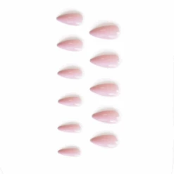 Full Cover Nude Pink Medium Almond Tips 550 Master Pack -YN Nail Shop FullCoverNudePink Tips