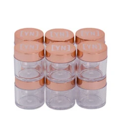 Rose Gold Mixing Jars 12pk, 1/4oz