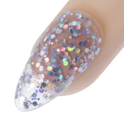 My Oh My!, Silver Holo Glitter, 10ml